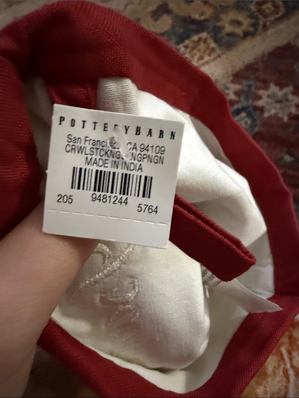 Pottery Barn Isaac Stocking - Picture 2 of 3